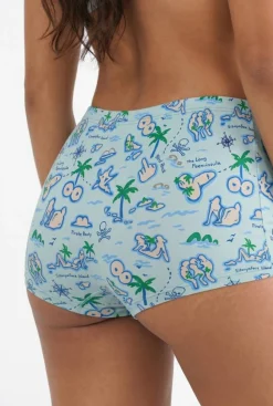 The Pirate's Booty - Naughty Map Modal Boyshort Underwear