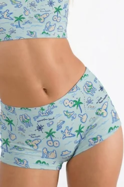 The Pirate's Booty - Naughty Map Modal Boyshort Underwear