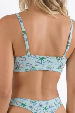 The Pirate's Booty - Naughty Map Boob Hammock™ Triangle Bralette