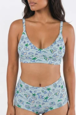 The Pirate's Booty - Naughty Map Boob Hammock™ Plunge Bralette
