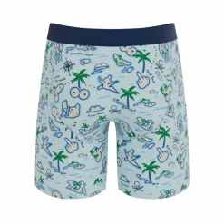 The Pirate's Booty - Naughty Map Ball Hammock® Boxer - Long Leg