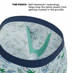 The Pirate's Booty - Naughty Map Ball Hammock® Boxer - Long Leg