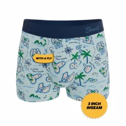 The Pirate's Booty - Naughty Map Ball Hammock® Pouch Trunks Underwear