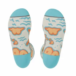 The Pirate's Booty - Naughty Map Heel Hammock™ Crew Socks