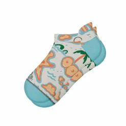 The Pirate's Booty - Naughty Map Heel Hammock™ Ankle Socks