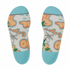 The Pirate's Booty - Naughty Map Heel Hammock™ Ankle Socks