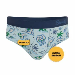 The Pirate's Booty - Naughty Map Ball Hammock® Pouch Underwear Briefs