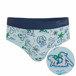 The Pirate's Booty - Naughty Map Ball Hammock® Pouch Underwear Briefs
