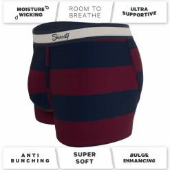 The Pitch - Rugby Stripe Ball Hammock® Pouch Trunks Underwear