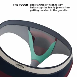 The Pitch - Rugby Stripe Ball Hammock® Pouch Underwear Briefs