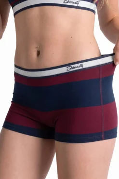 The Pitch - Rugby Stripe Boyshort Underwear with Waistband