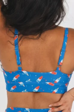 The Popsicle Stick - USA Popsicle Boob Hammock™ Plunge Bralette