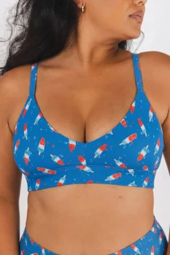 The Popsicle Stick - USA Popsicle Boob Hammock™ Plunge Bralette
