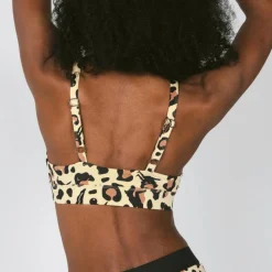 The Primal Passion - Naughty Cheetah Print Boob Hammock™ Plunge Bralette