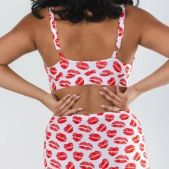 The Pucker Up - Lipstick Kiss Boob Hammock™ Plunge Bralette
