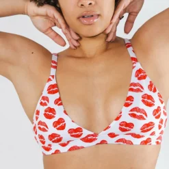 The Pucker Up - Lipstick Kiss Boob Hammock™ Triangle Bralette