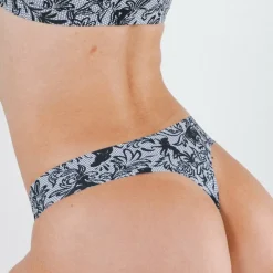 The Racy & Lacy - Provocative Lace Print Seamless Thong