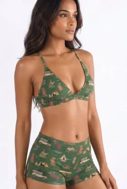 The Really Happy Camper - Camping Modal Boyshort Underwear