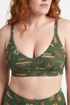 The Really Happy Camper - Camping Boob Hammock™ Plunge Bralette