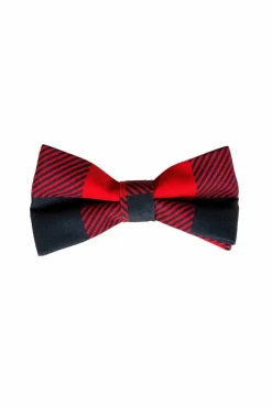 The Red & Black Lumberjack - Buffalo Check Bow Tie
