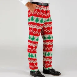 The Red Ryder - Knit Print Christmas Suit Pants