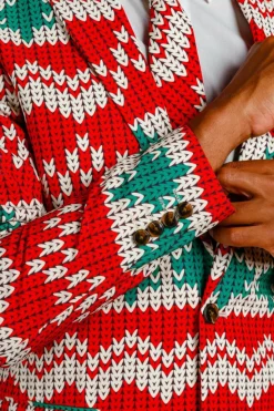 The Red Ryder - Knit Print Christmas Suit