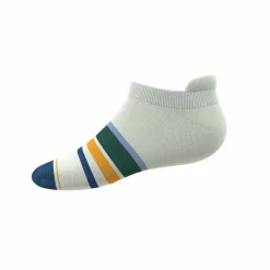 The Retro Actives - Retro Stripe Heel Hammock™ Ankle Socks