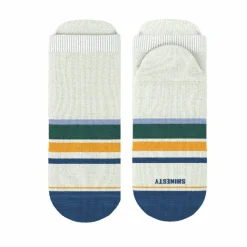 The Retro Actives - Retro Stripe Heel Hammock™ Ankle Socks