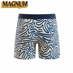The Rio Grande - Abstract Navy Line Ball Hammock® Magnum Big Pouch Underwear