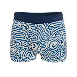 The Rio Grande - Abstract Navy Line Ball Hammock® Pouch Trunks Underwear