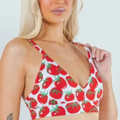 The Roma - Tomato Boob Hammock™ Plunge Bralette
