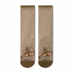The Rowdy Angler - Fish Cowboy Heel Hammock™ Crew Socks