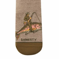 The Rowdy Angler - Fish Cowboy Heel Hammock™ Crew Socks