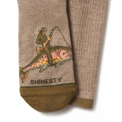 The Rowdy Angler - Fish Cowboy Heel Hammock™ Crew Socks