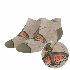 The Rowdy Angler - Fish Cowboy Heel Hammock™ Ankle Socks