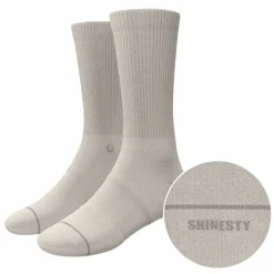 The Sandstorm - Plain Tan Heel Hammock™ Crew Socks
