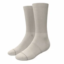 The Sandstorm - Plain Tan Heel Hammock™ Crew Socks