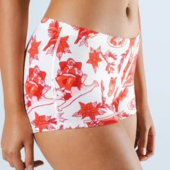 The Santa Slays - Christmas Toile Modal Boyshort Underwear