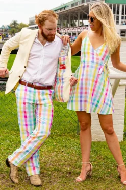 The Savannah Swinger - Yellow Derby Seersucker Suit