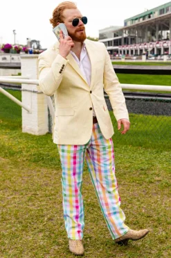 The Savannah Swinger - Yellow Derby Seersucker Suit