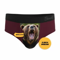The Scare Bear - Grizzly Bear Ball Hammock® Pouch Underwear Briefs