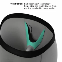 The 50 Shades - Grey Ball Hammock® Boxer - Long Leg