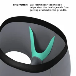 The 50 Shades - Grey Ball Hammock® Pouch Trunks Underwear