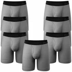 The 50 Shades - Long Leg Ball Hammock® Pouch Underwear With Fly 7 Pack