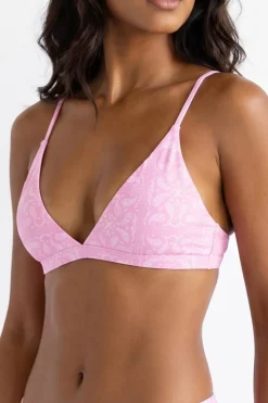 The Silk & Saddle - Pink Bandana Boob Hammock™ Triangle Bralette