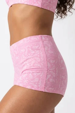 The Silk & Saddle - Pink Bandana Modal Boyshort Underwear