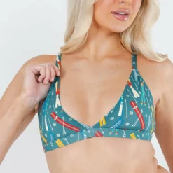 The Ski In Ski Out - Retro Ski Boob Hammock™ Triangle Bralette