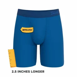 The Skydiver - Ocean Blue Ball Hammock® Boxer - Long Leg