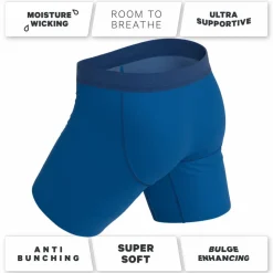 The Skydiver - Ocean Blue Ball Hammock® Boxer - Long Leg