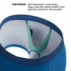 The Skydiver - Ocean Blue Ball Hammock® Pouch Trunks Underwear